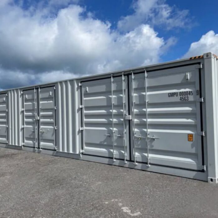 CONTENEDOR MARITIMO DE 40 PIES HC CON 3 PUERTAS LATERALES ( SEMINUEVO )