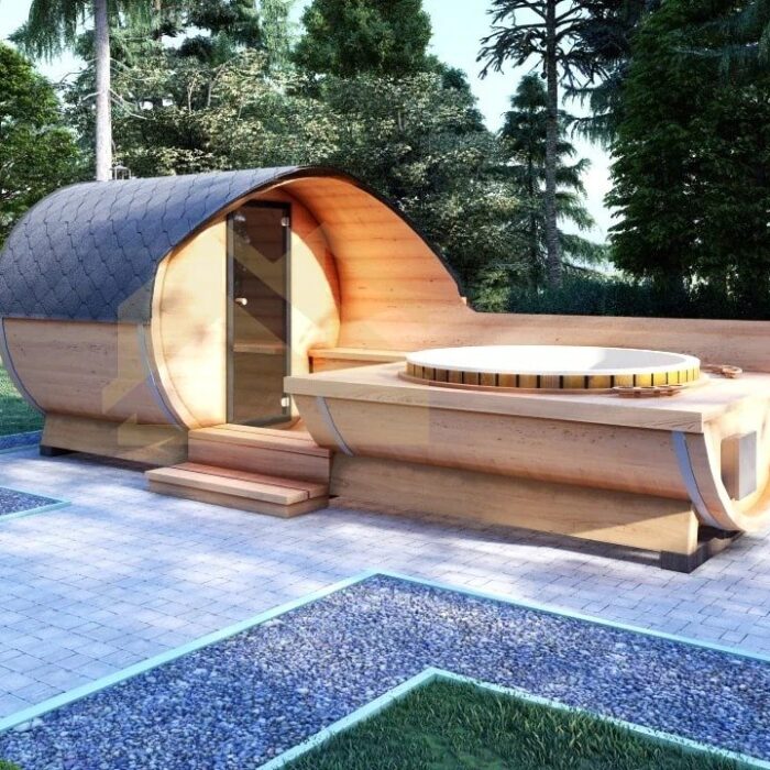 Jacuzzi Sauna Bravehearth, 2.6×6